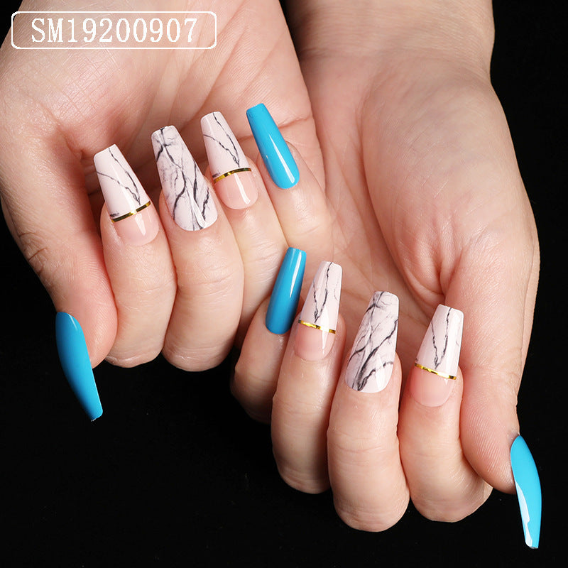 Ballet Coffin Fake Nails - River Nile