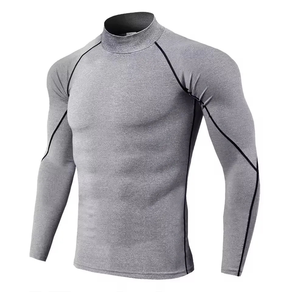 Men Compression Long Sleeve T Shirt - River Nile