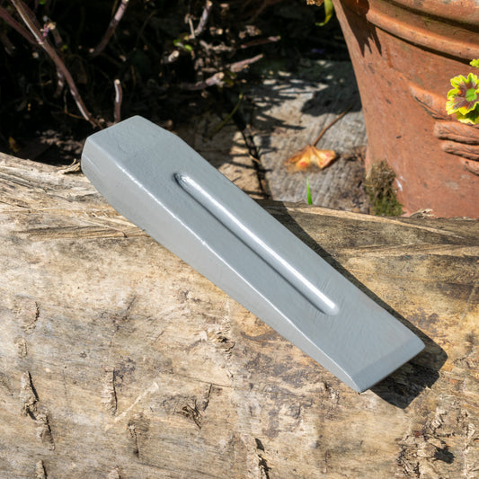 Grey Steel Log Splitting Wedge, 1.5kg - River Nile