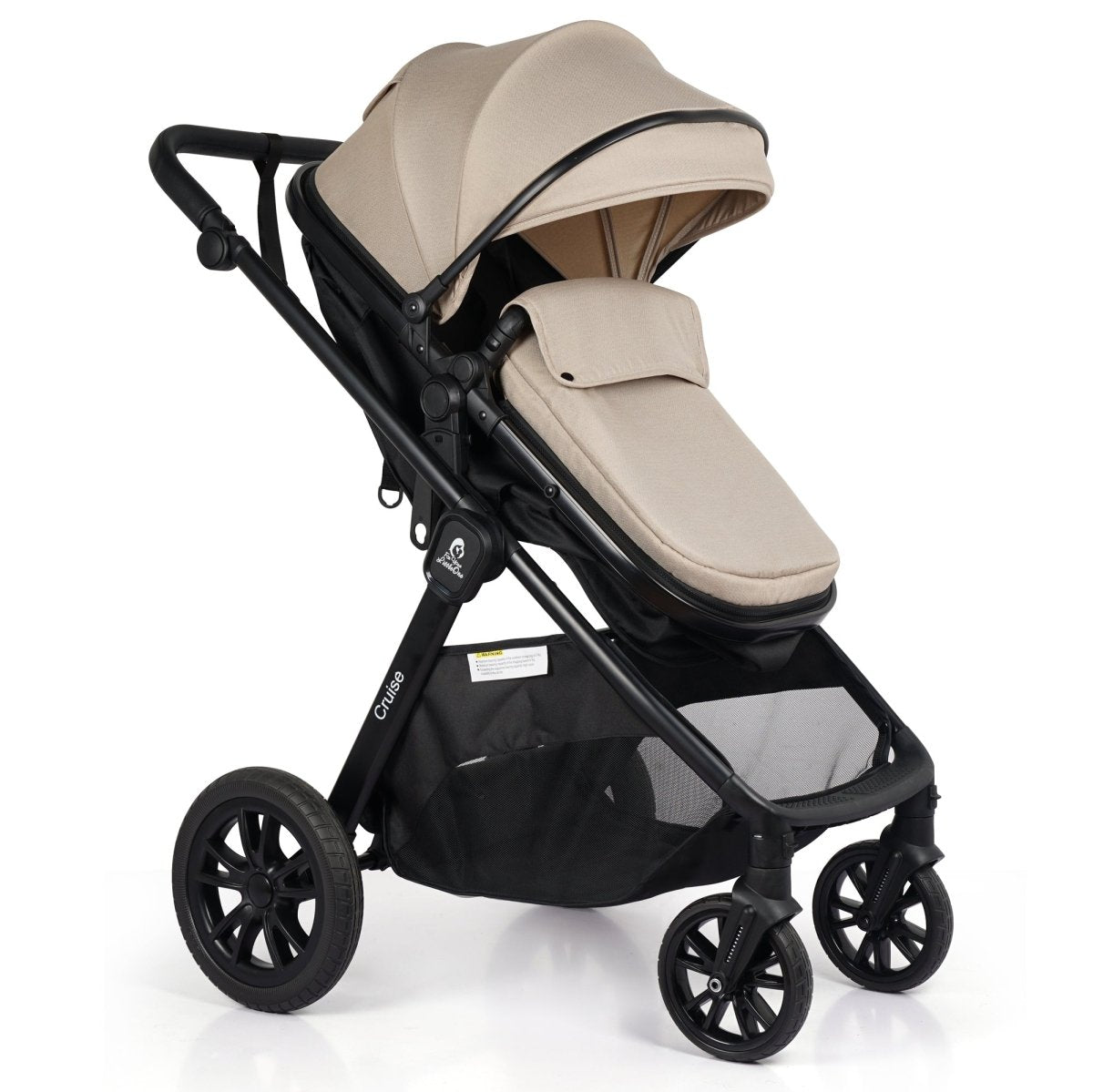 For Your Little One Cruise 3 In 1 Travel System With Car Seat - Dune Beige-Grade A