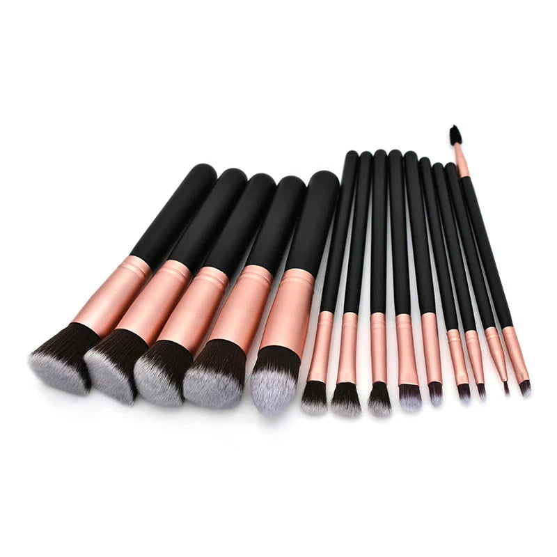 14Pcs Makeup Brush Set with Free Sponge - River Nile