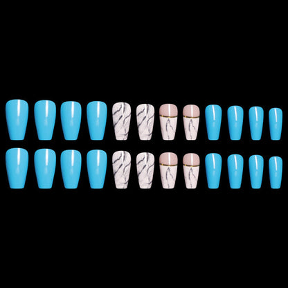 Ballet Coffin Fake Nails - River Nile