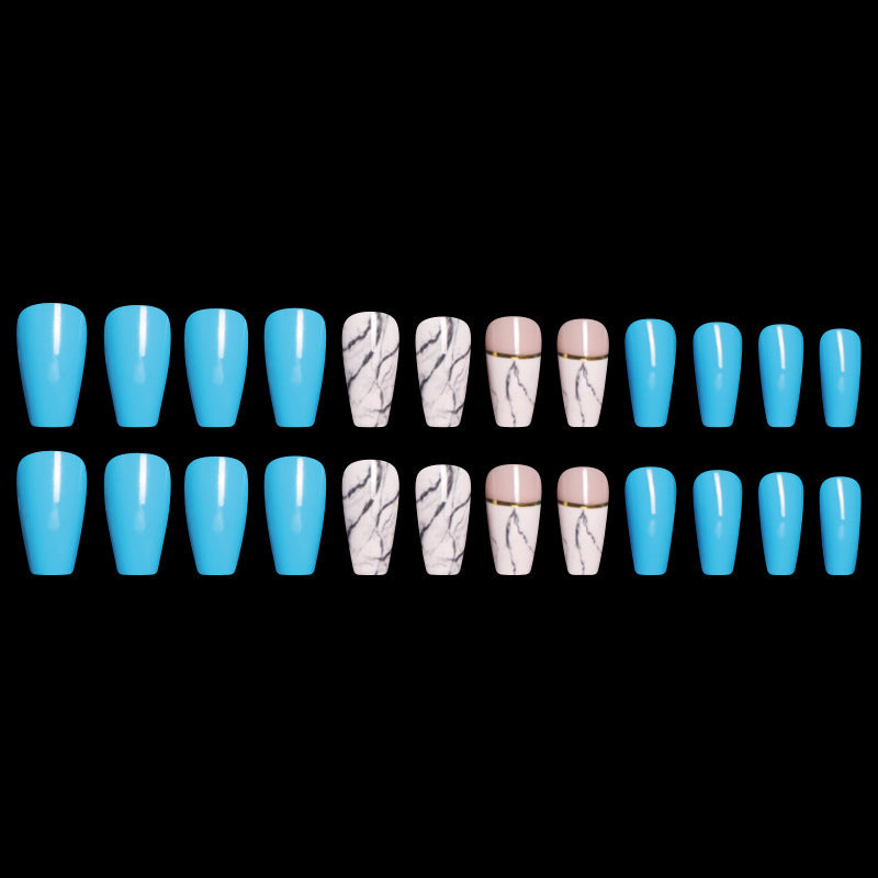 Ballet Coffin Fake Nails - River Nile