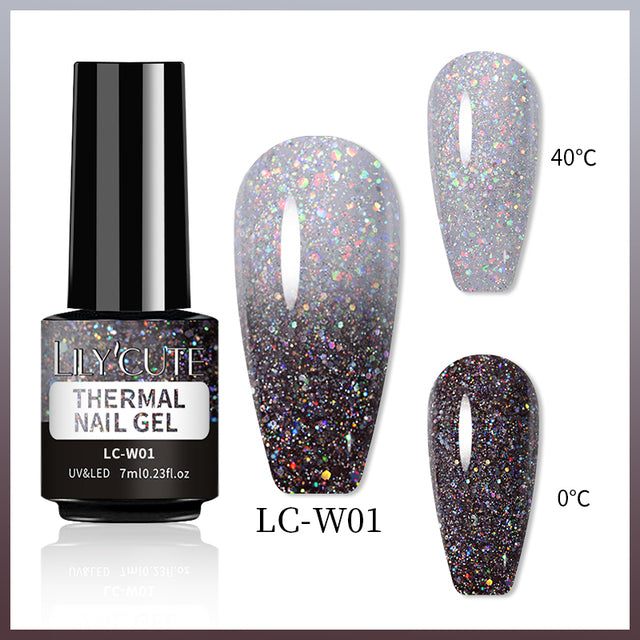 Color Changing Thermal Gel Nail Polish - River Nile