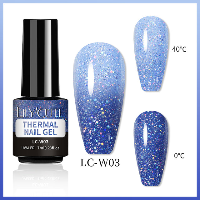 Color Changing Thermal Gel Nail Polish - River Nile