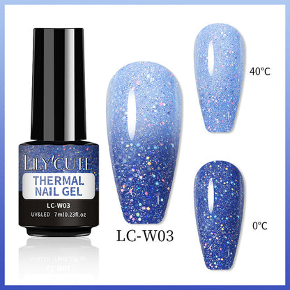 Color Changing Thermal Gel Nail Polish - River Nile