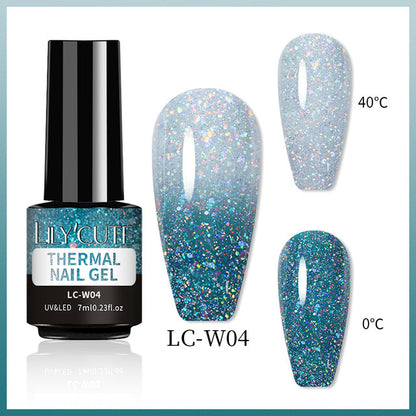 Color Changing Thermal Gel Nail Polish - River Nile
