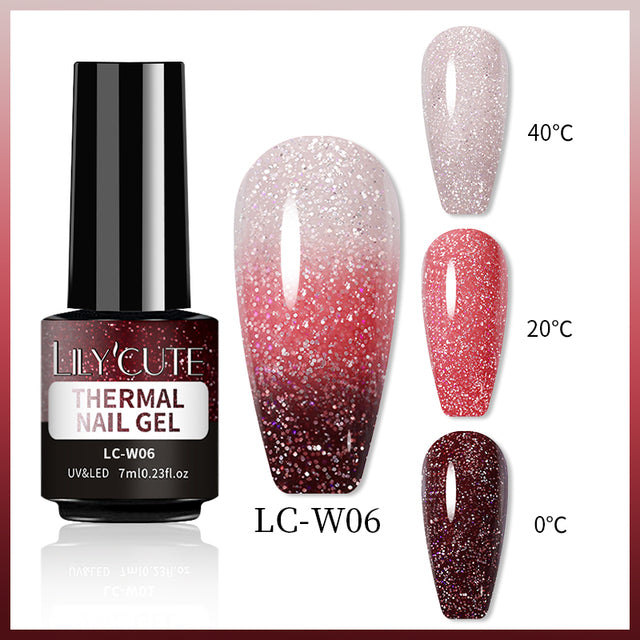 Color Changing Thermal Gel Nail Polish - River Nile