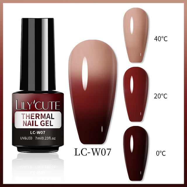 Color Changing Thermal Gel Nail Polish - River Nile