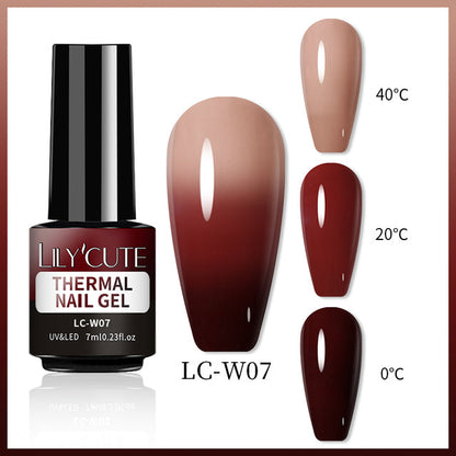 Color Changing Thermal Gel Nail Polish - River Nile