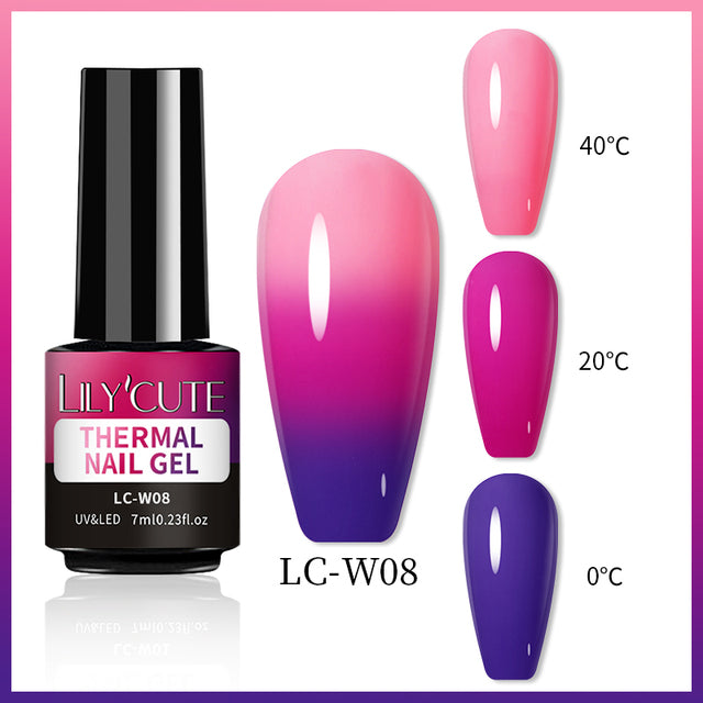 Color Changing Thermal Gel Nail Polish - River Nile