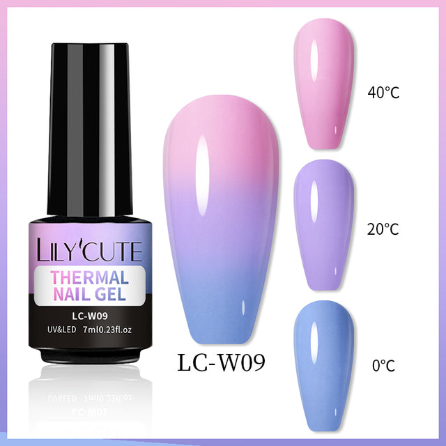 Color Changing Thermal Gel Nail Polish - River Nile