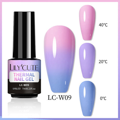 Color Changing Thermal Gel Nail Polish - River Nile