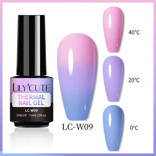 Color Changing Thermal Gel Nail Polish - River Nile
