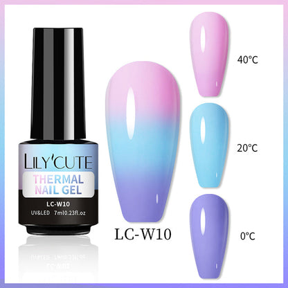 Color Changing Thermal Gel Nail Polish - River Nile