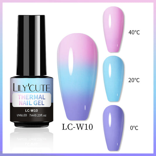 Color Changing Thermal Gel Nail Polish - River Nile