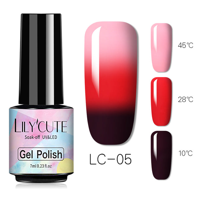 Color Changing Thermal Gel Nail Polish - River Nile