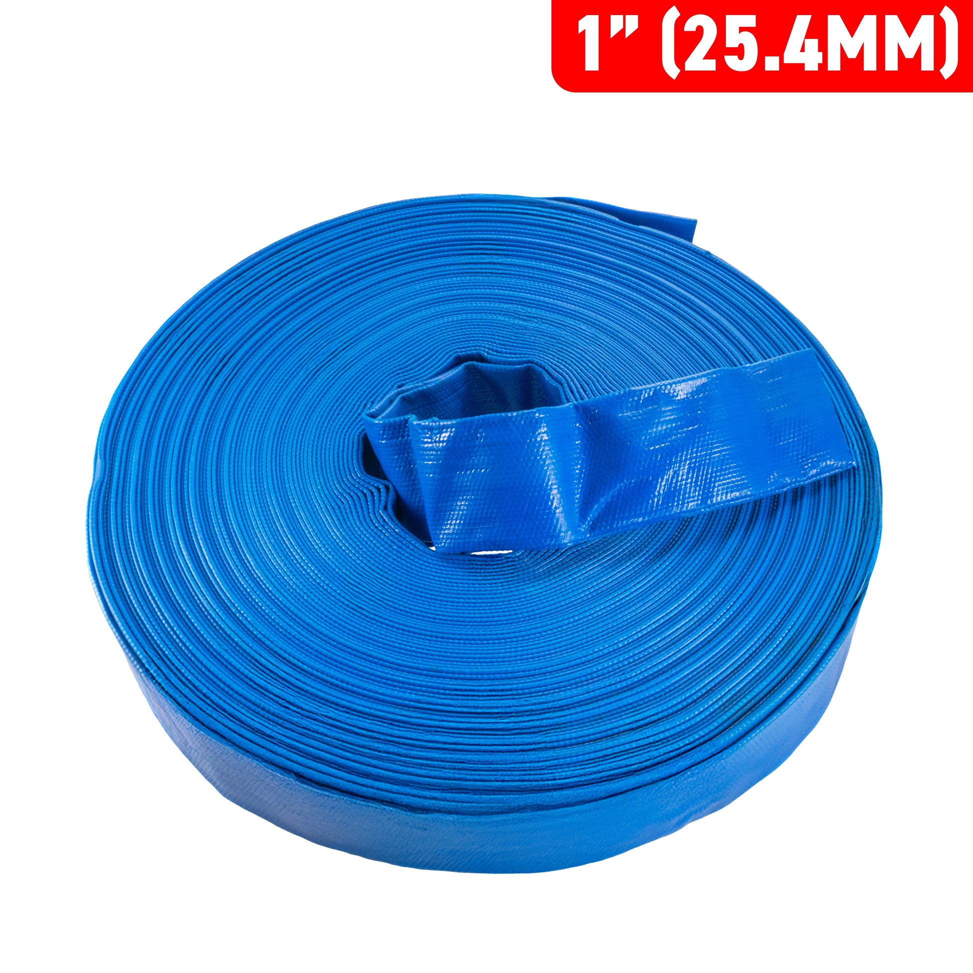 1" PVC Lay Flat Discharge Hose, 2-6 BAR - River Nile