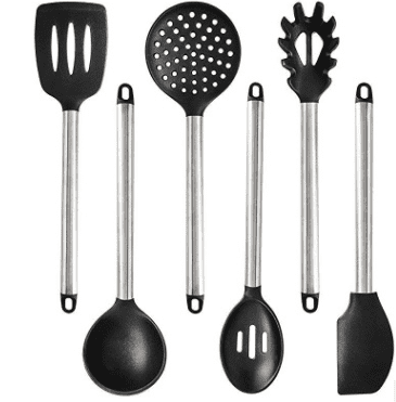 Modern and Simple Silicone Kitchen Utensil and Appliance Set - River Nile