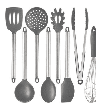 Modern and Simple Silicone Kitchen Utensil and Appliance Set - River Nile