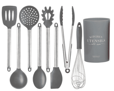 Modern and Simple Silicone Kitchen Utensil and Appliance Set - River Nile
