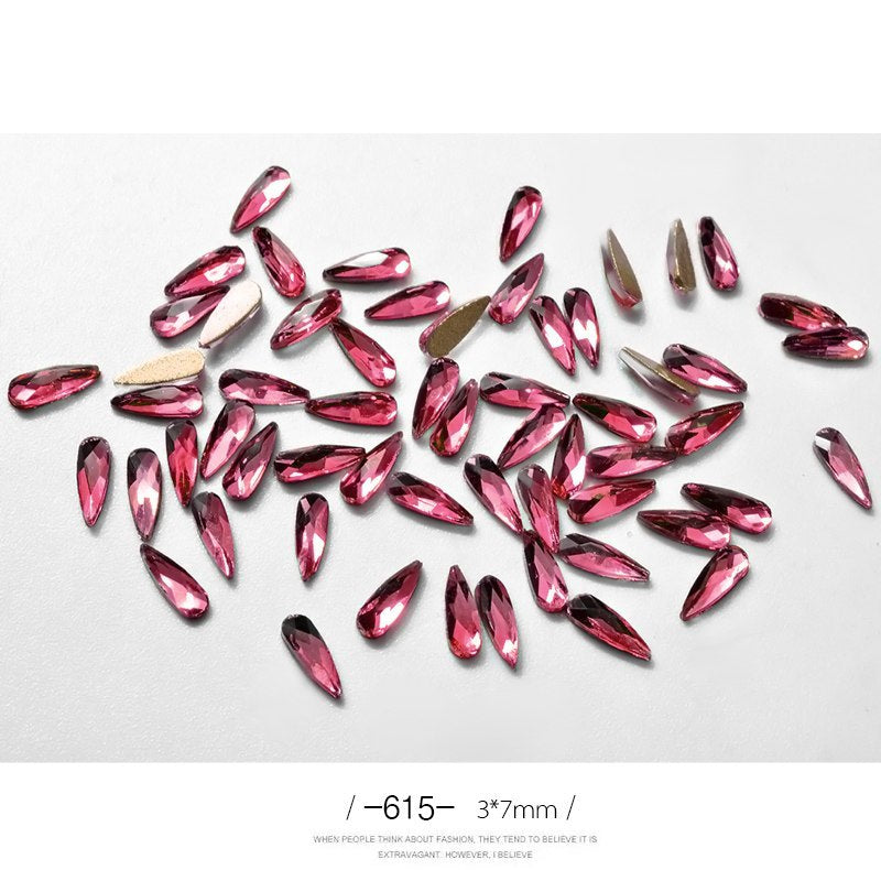 Nail Art Rhinestones Glitter Nail Art - River Nile