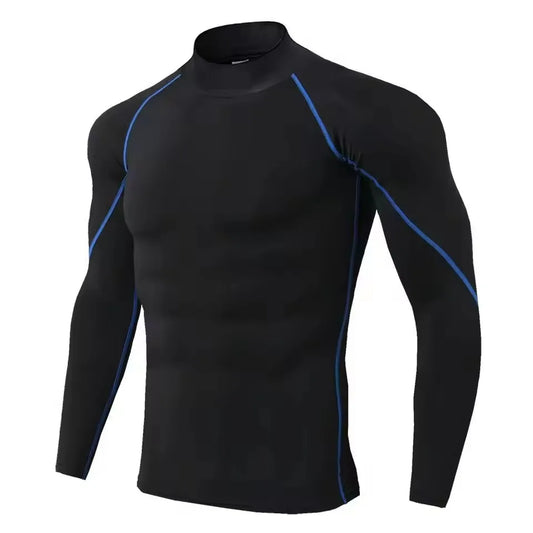 Men Compression Long Sleeve T Shirt - River Nile