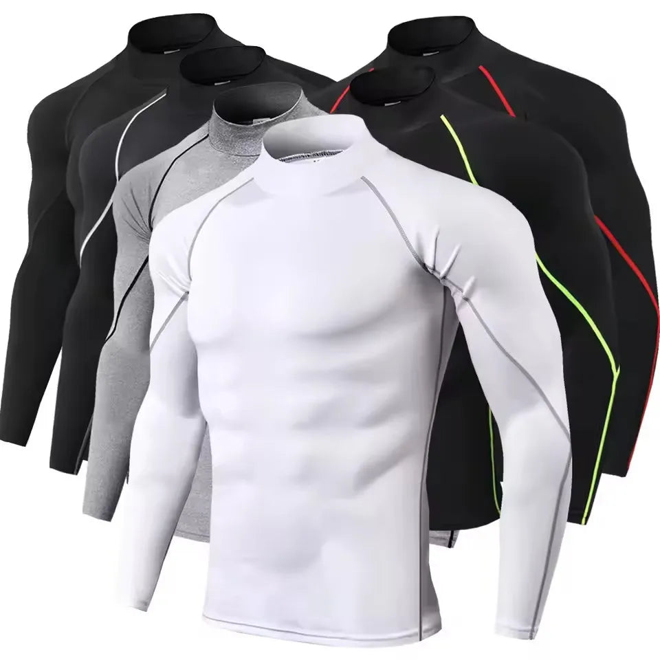Men Compression Long Sleeve T Shirt - River Nile