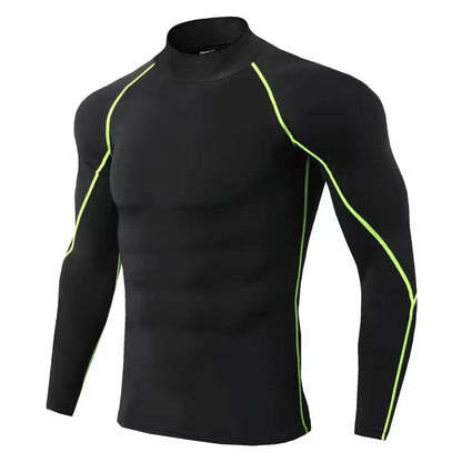 Men Compression Long Sleeve T Shirt - River Nile