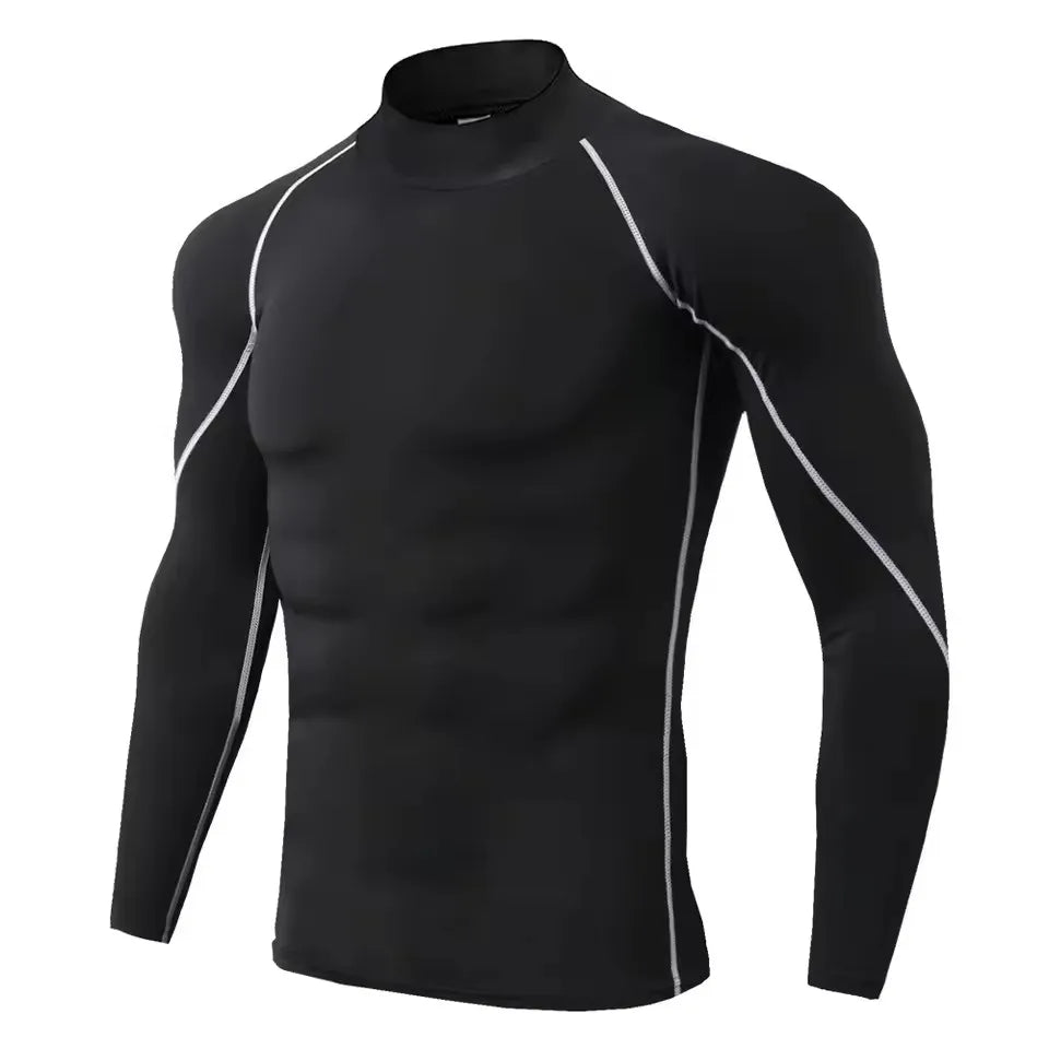 Men Compression Long Sleeve T Shirt - River Nile