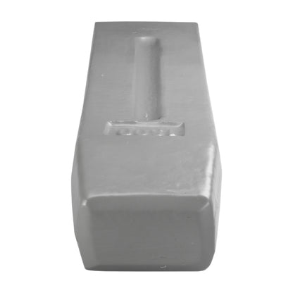 Grey Steel Log Splitting Wedge, 1.5kg - River Nile