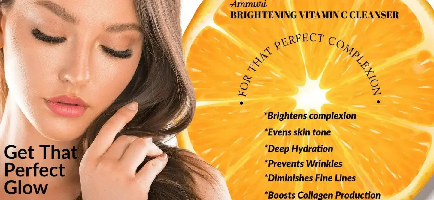 Ammuri Skincare Vitamin C Facial Cleanser - Antioxidant Infusion - River Nile