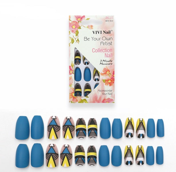 fake nails matte nail sheets - River Nile