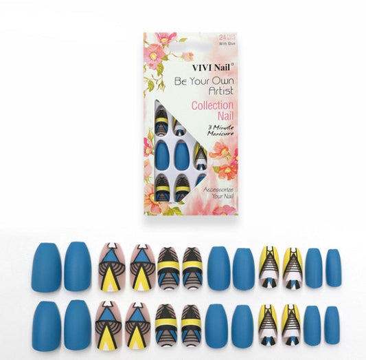 fake nails matte nail sheets - River Nile