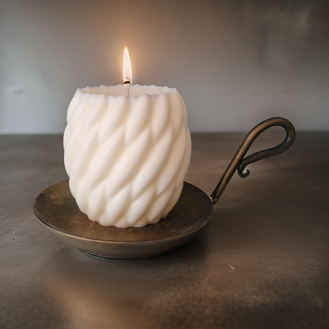 Unscented Natural Wax Candles - River Nile